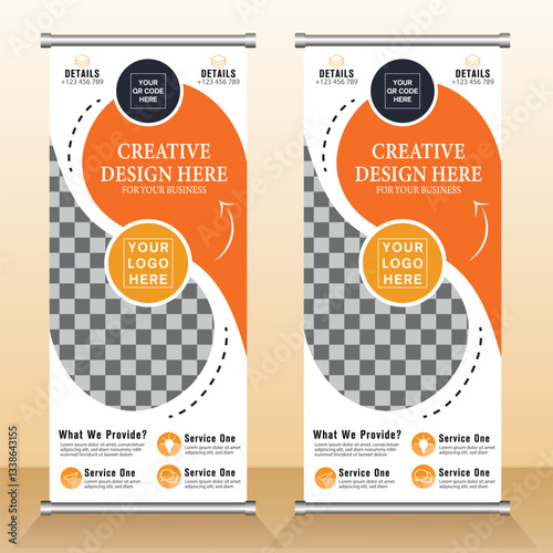 Untitled-3Business Roll Up. Standee Design. Banner Template. Presentation and Brochure. Vector illustration