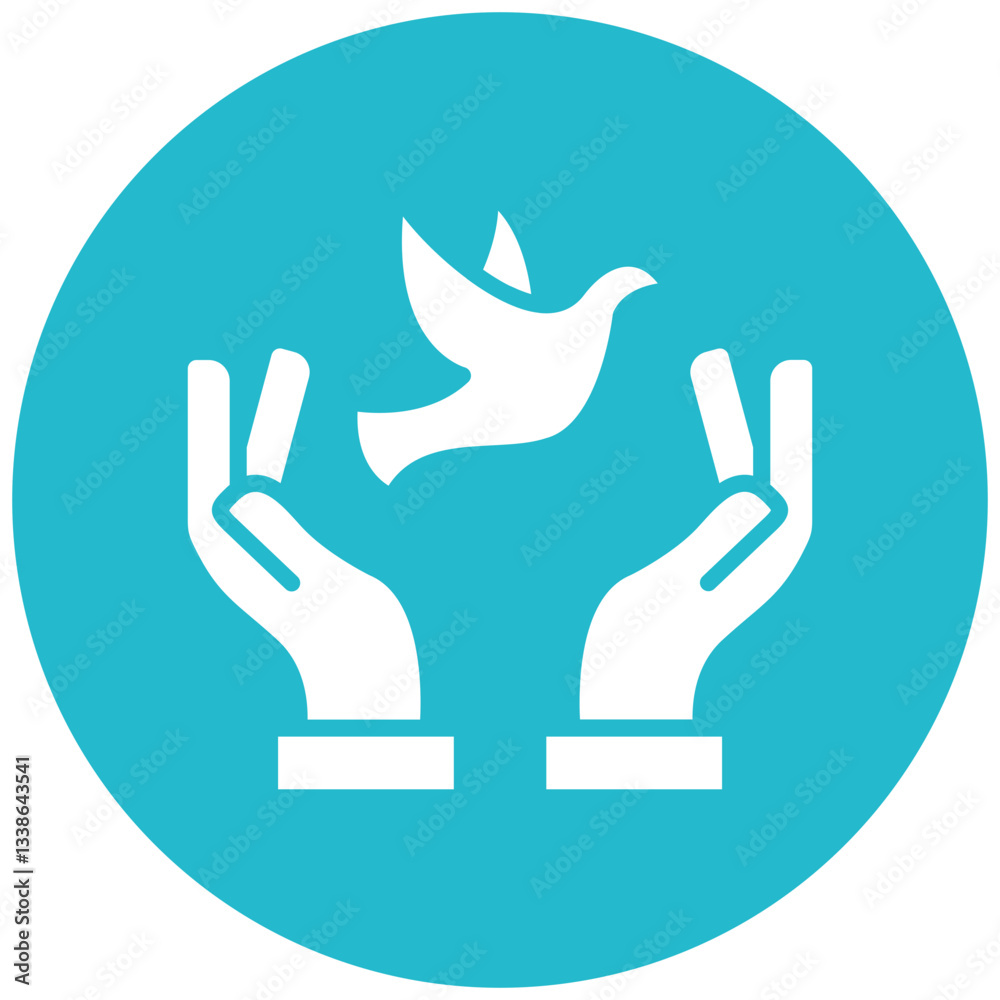 Obraz premium Birds Rights Icon