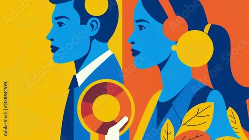Diverse Faces Illustration

