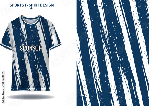 Sports jersey and background design