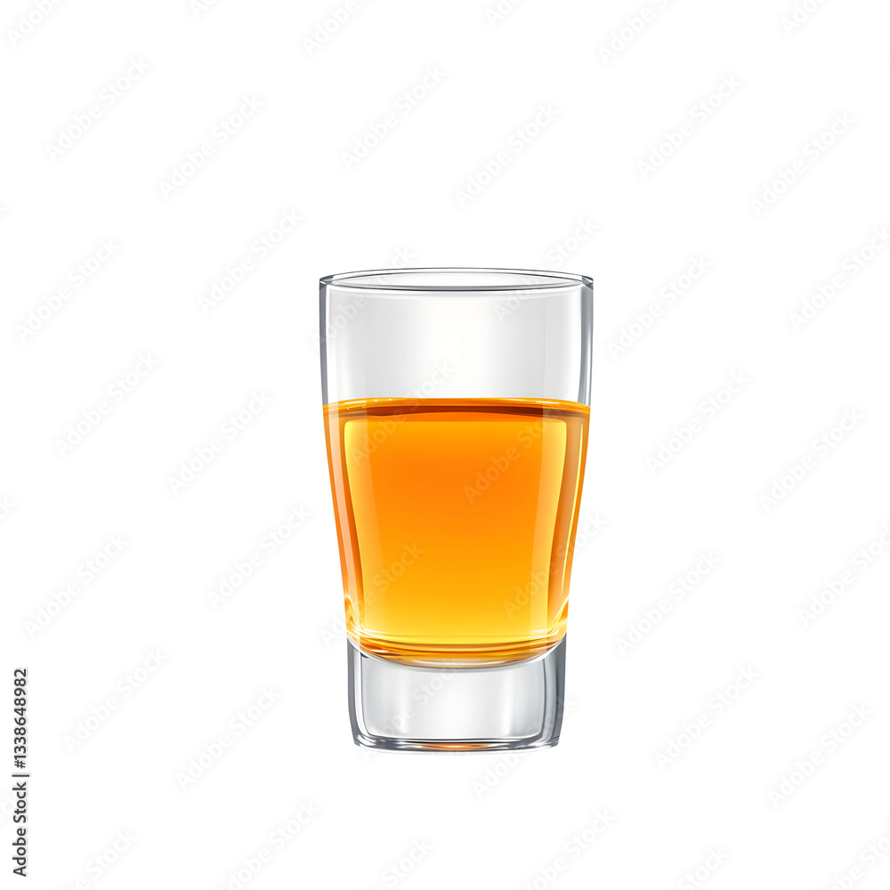 Glass of Orange Juice Isolated on Transparent Background Glass of Orange Juice Isolated on Transparent Background