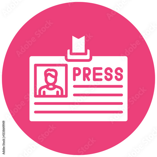 Press Badge Icon