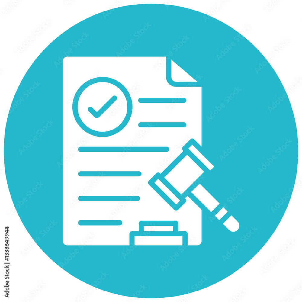 Fototapeta premium Legal Compliance Icon