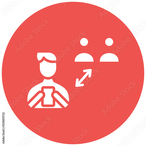 Social Isolation Icon
