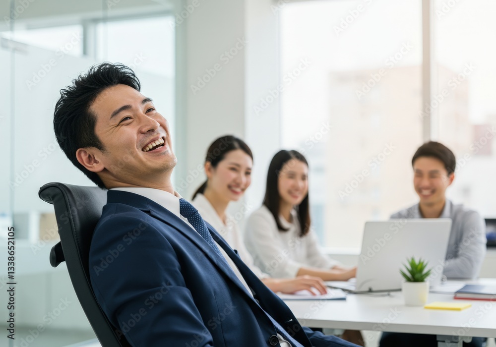 Diverse business team in a modern office, engaged in discussion. Diverse business team in a modern office, engaged in discussion.