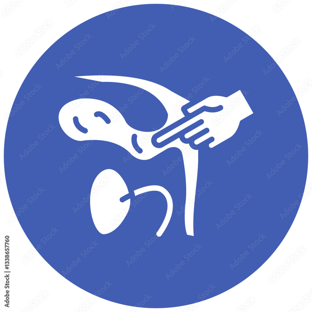 Prostate Exam Icon Prostate Exam Icon