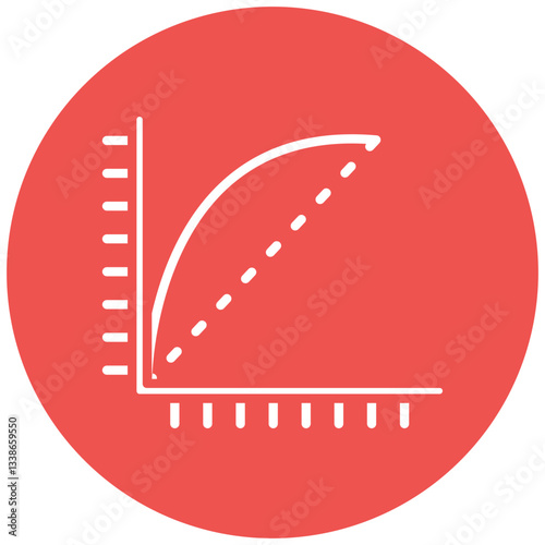 ROC Curve Icon