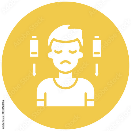 Drained Battery Icon