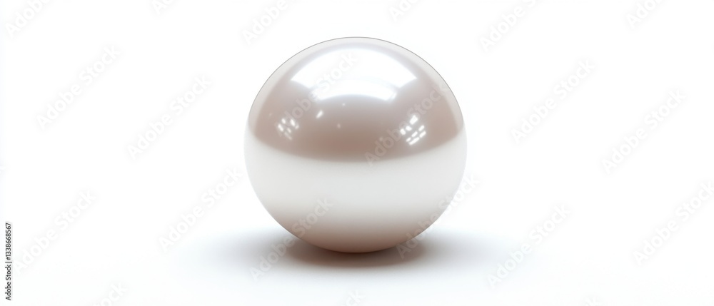 Luminous pearl on white backdrop evoking elegance and purity capturing the subtle glow and smooth texture with soft shadows in a minimalist style Luminous pearl on white backdrop evoking elegance and purity capturing the subtle glow and smooth texture with soft shadows in a minimalist style