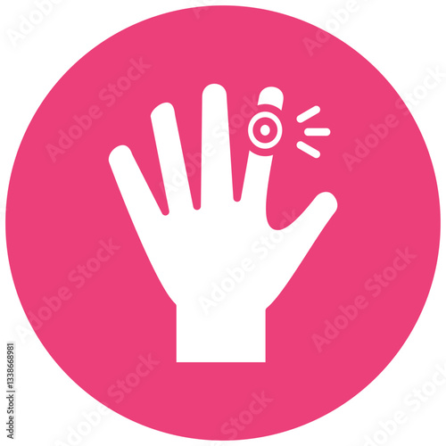 Finger Pain Icon