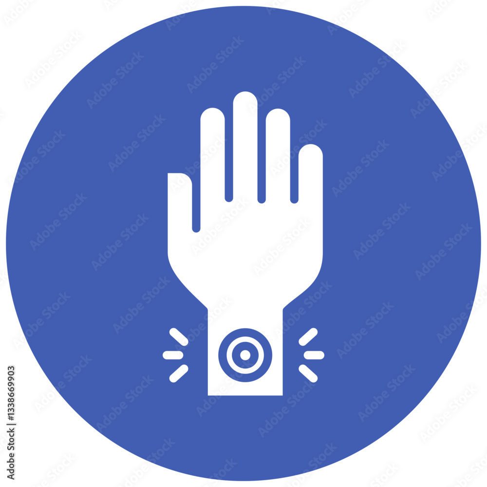 Obraz premium Wrist Pain Icon