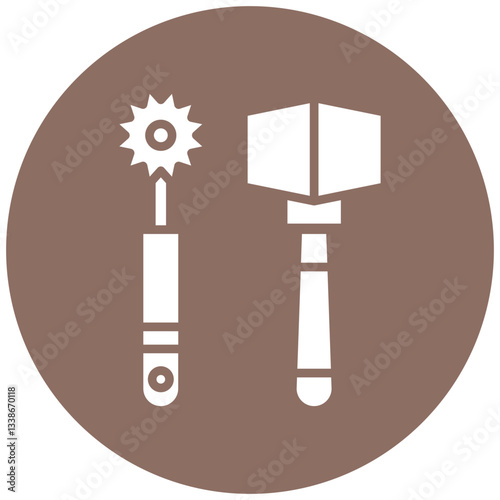 Leather Craft Tools Icon