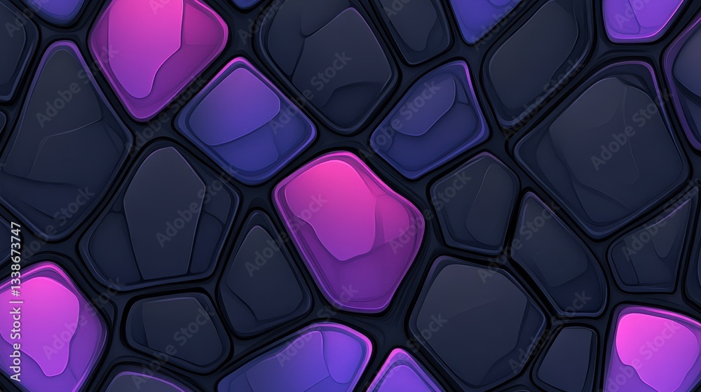 Fototapeta premium Abstract Purple Neon Stone Texture Background.