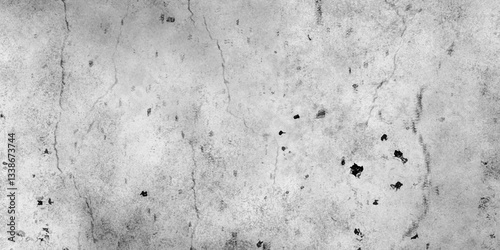 White, gray grunge natural smooth cement concrete floor and plaster dirty crack wall background texture. white marble texture. white paper texture. plastered long panoramic concrete wall background.