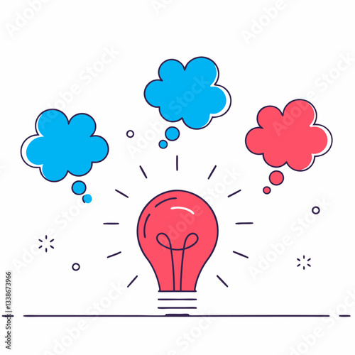 Vector work prepared for new ideas and new thoughts