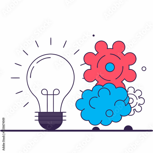 Vector work prepared for new ideas and new thoughts