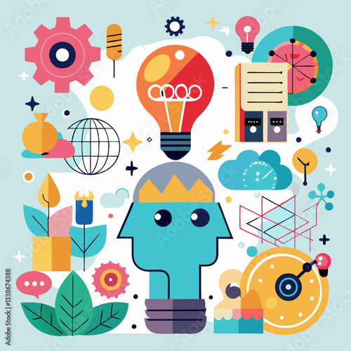Vector work prepared for new ideas and new thoughts