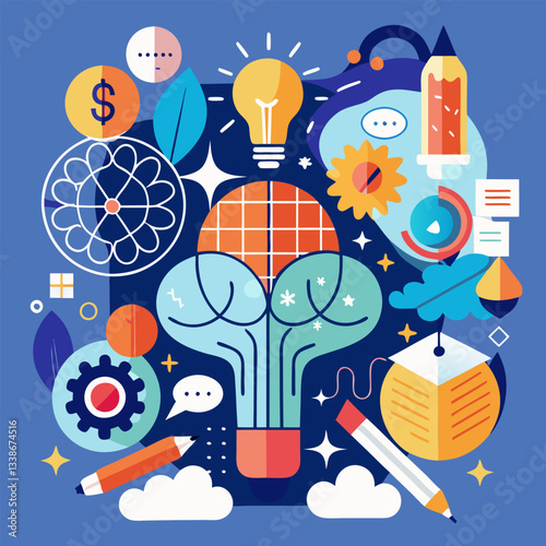Vector work prepared for new ideas and new thoughts