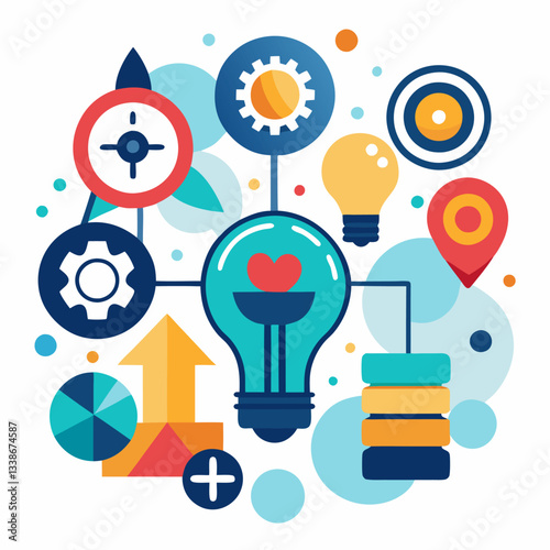 Vector work prepared for new ideas and new thoughts