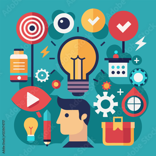 Vector work prepared for new ideas and new thoughts