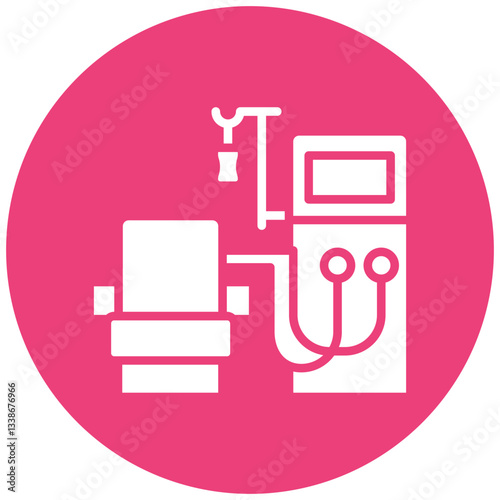 Kidney Dialysis Machine Icon