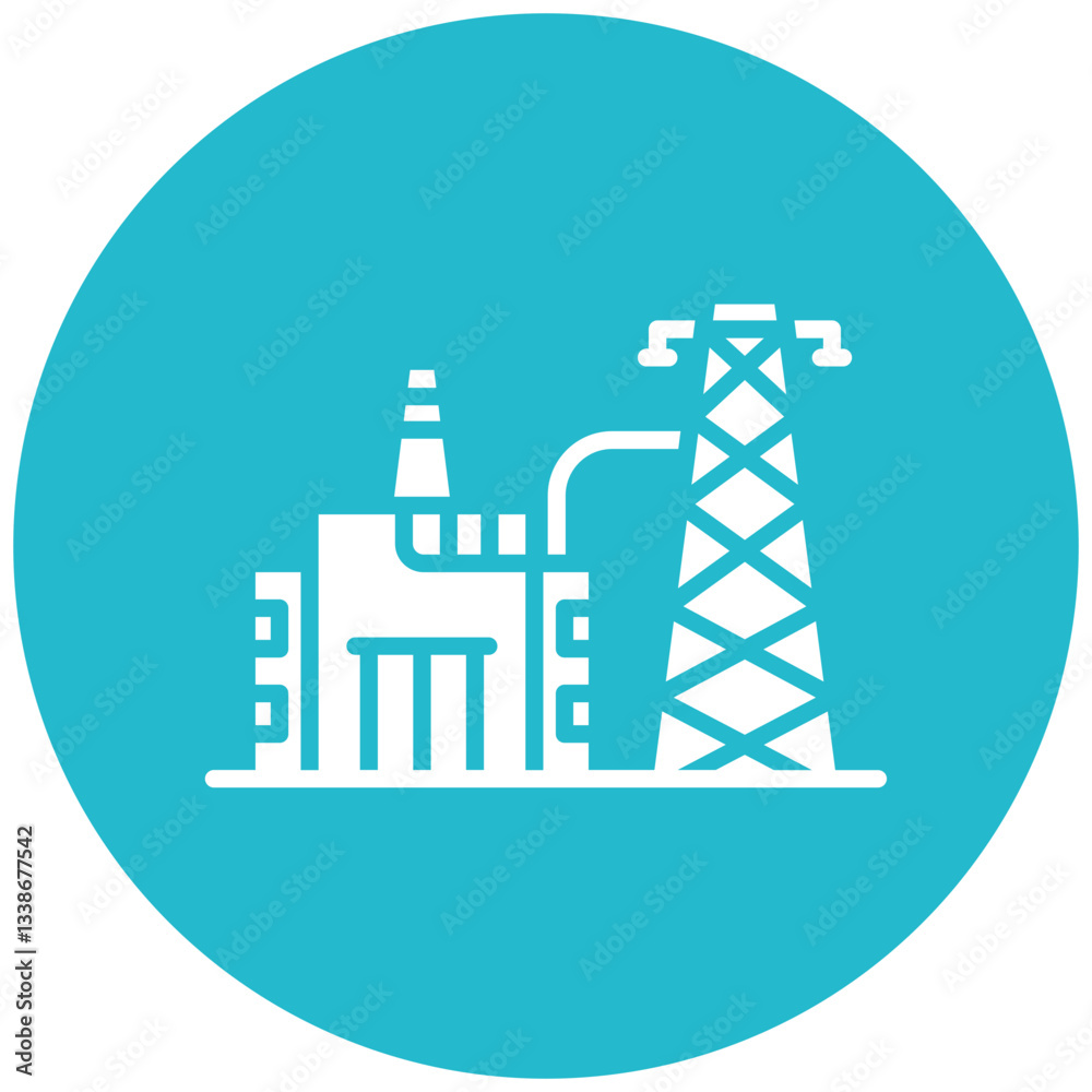 Obraz premium Energy Industry Icon