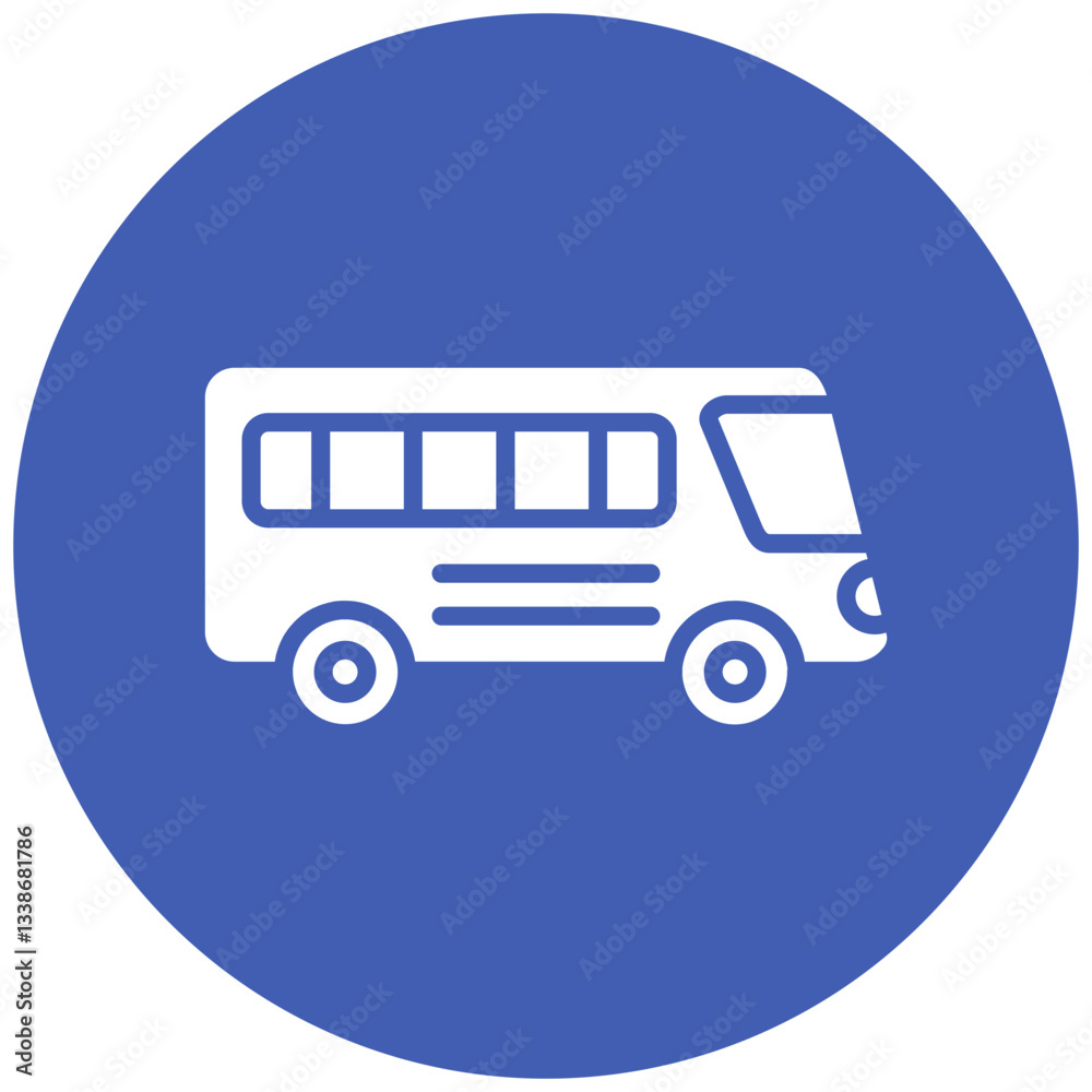 Shuttle Service Icon Shuttle Service Icon
