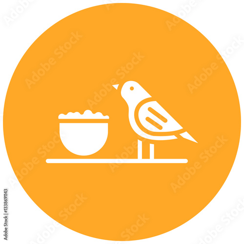 Bird Feeding Icon