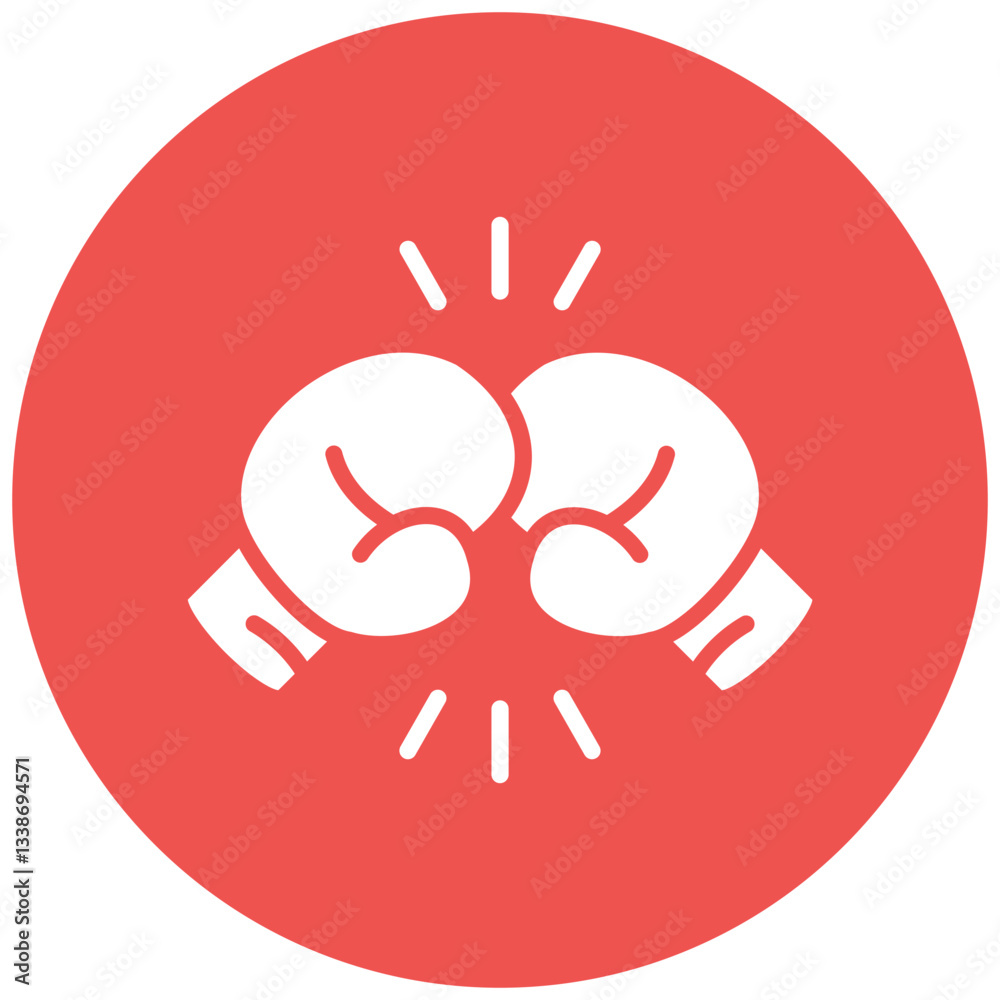 Obraz premium Punching Mitts Icon