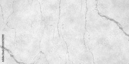 White, gray grunge natural smooth cement concrete floor and plaster dirty crack wall background texture. white marble texture. white paper texture. plastered long panoramic concrete wall background.