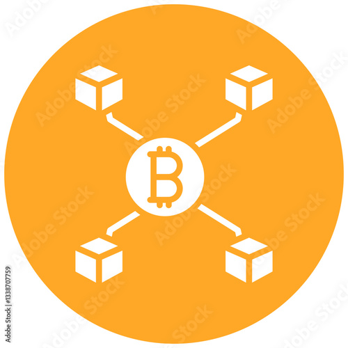 Blockchain Network Icon