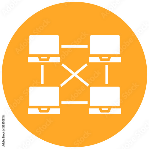 Peer to Peer Network Icon