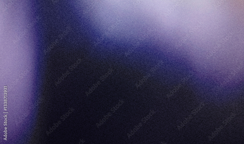 Fototapeta premium Purple and black abstract background design template with grainy noise