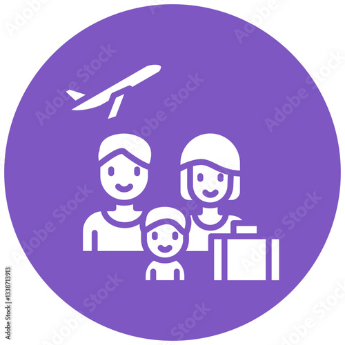 Family Vacation Icon