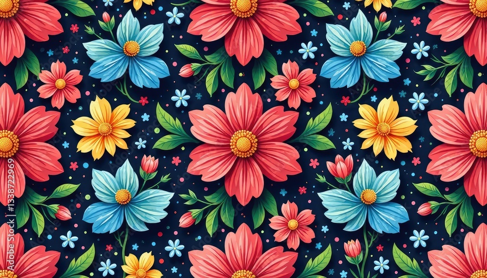 Intricate, flowing floral pattern; seamless repeat , purple, design, textile Intricate, flowing floral pattern; seamless repeat , purple, design, textile
