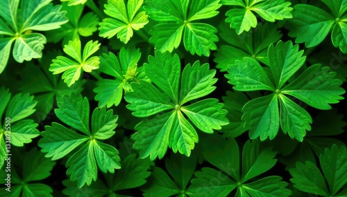 Intricate parsley leaf pattern, vibrant green hues , studio, food, detail