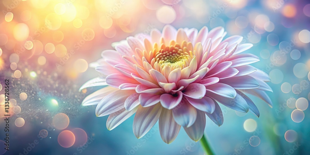 Fototapeta premium Dreamy Floral Macro Photography Background: Soft Light Abstract Flower Images