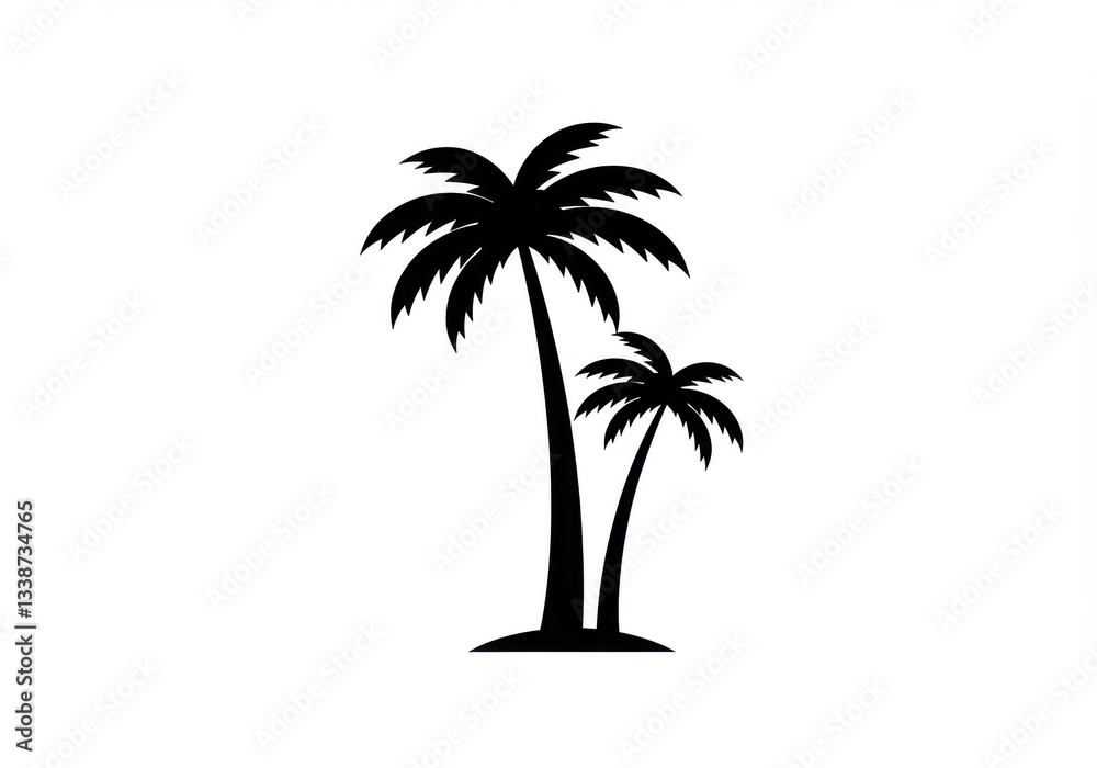 Obraz premium Palm tree icon