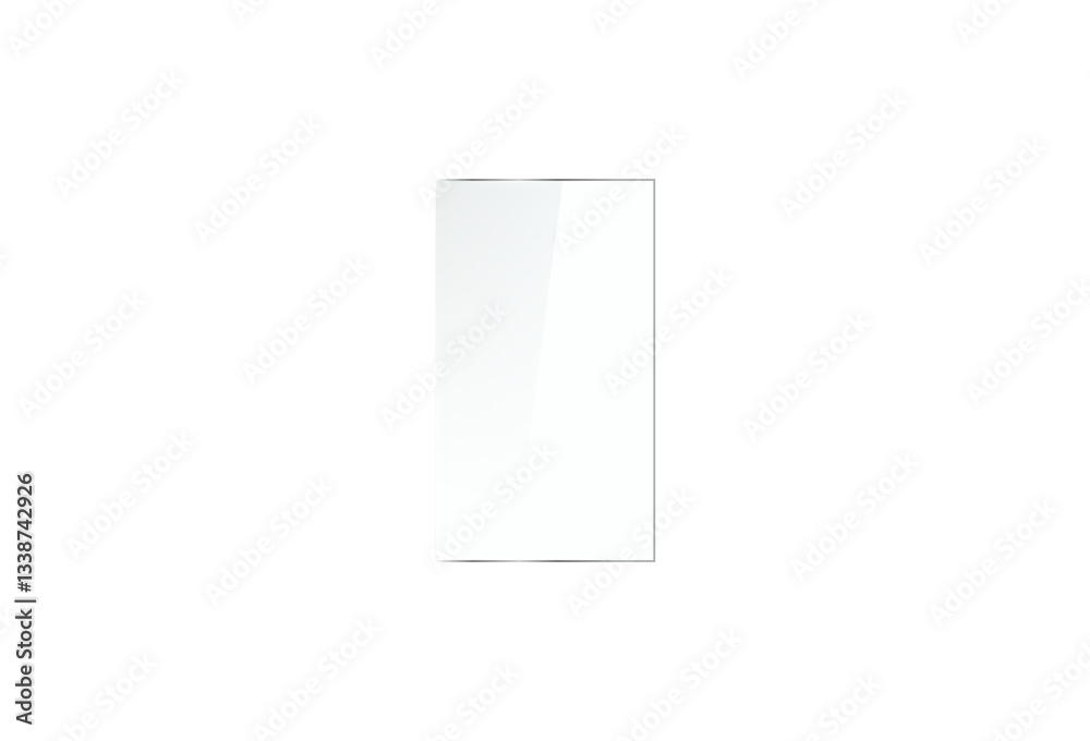 Glass plate on transparent background. Realistic screen glass, window mockup, clear glass showcase, glossy plastic glare frame, acrylic with glares and light, clear rectangular plate, plexiglas, 3d. Glass plate on transparent background. Realistic screen glass, window mockup, clear glass showcase, glossy plastic glare frame, acrylic with glares and light, clear rectangular plate, plexiglas, 3d.