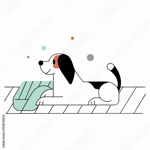 Dog on the roof