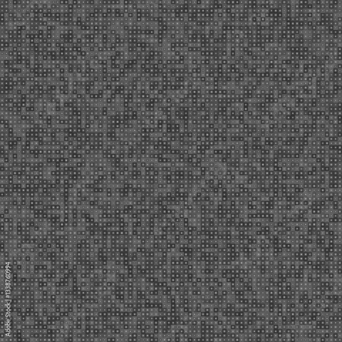 Seamless Vector Illustration Dark Tiled Matrix Design for Interior Decor