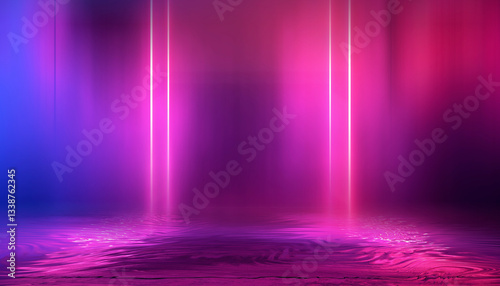 Abstract neon dark backgrou...