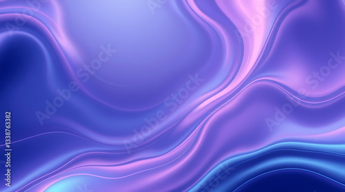 Wallpaper Mural A simple and elegant liquid background with smooth flowing shapes, soft gradients, and a modern minimalist aesthetic. Perfect for a stylish wallpaper, Created by Generative AI Torontodigital.ca