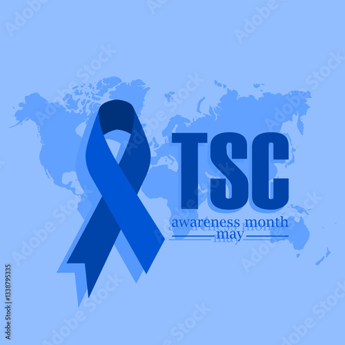 vector graphic of National Tuberous Sclerosis Awareness Month ideal for National Tuberous Sclerosis Awareness Month celebration.