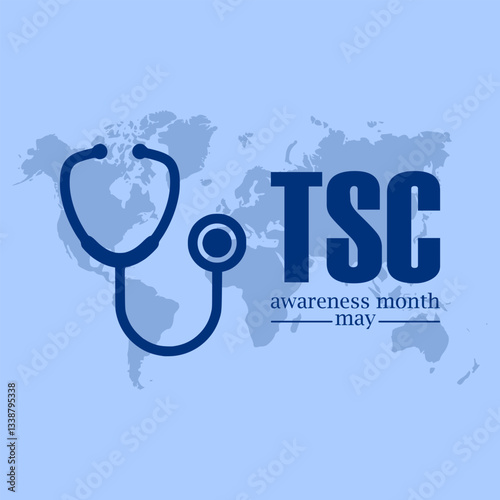 vector graphic of National Tuberous Sclerosis Awareness Month ideal for National Tuberous Sclerosis Awareness Month celebration.