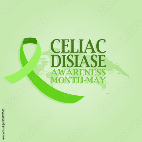 vector graphic of National Celiac Disease Awareness Month ideal for National Celiac Disease Awareness Month celebration.