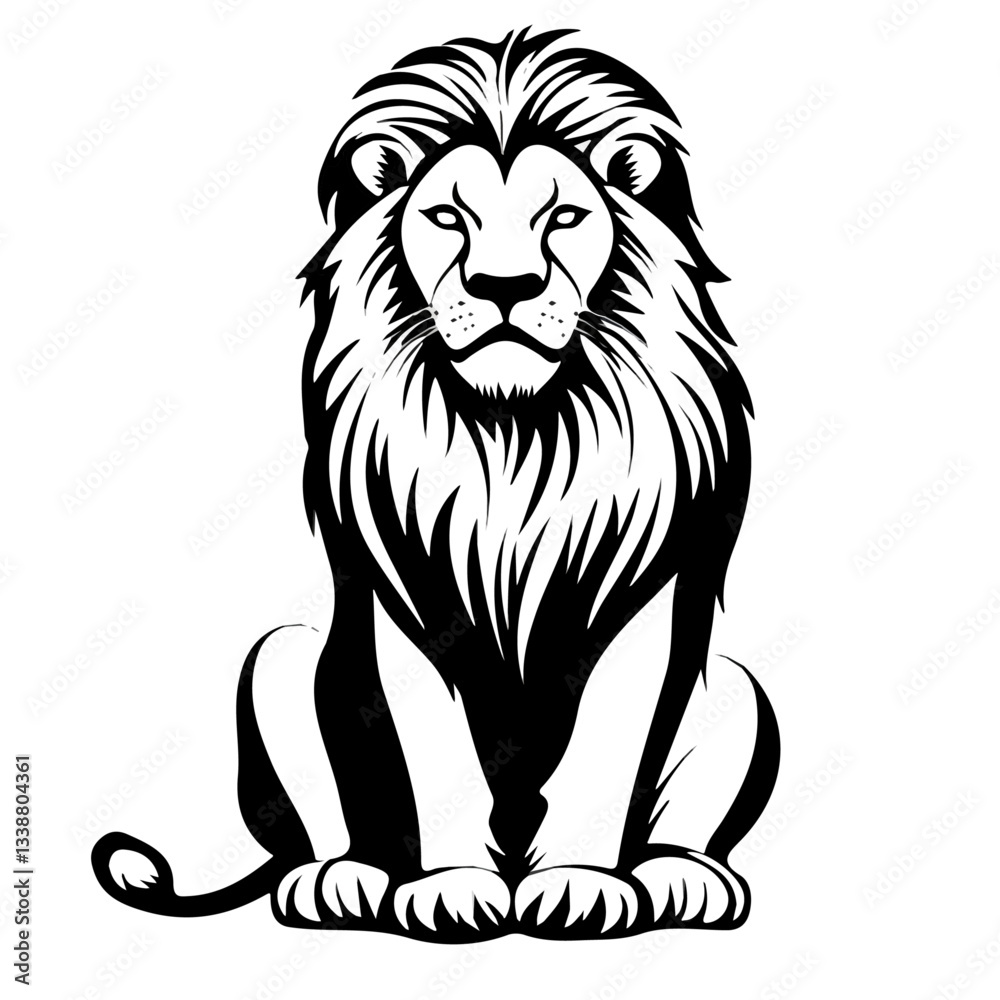 Black and white minimalist Lion symbol – perfect for tattoos, logos, and vector designs. Isolated on a white background.
Black and white minimalist Lion symbol – perfect for tattoos, logos, and vector designs. Isolated on a white background.