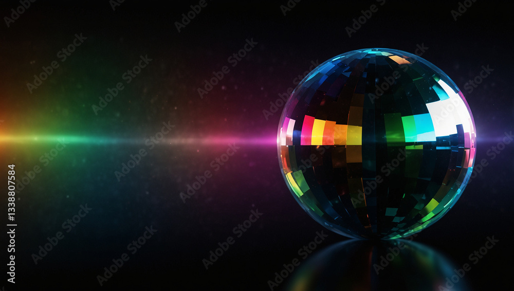 A mesmerizing blurred rainbow refraction overlay effect on a deep black background. Light lens prism effects create soft, diffused color gradients A mesmerizing blurred rainbow refraction overlay effect on a deep black background. Light lens prism effects create soft, diffused color gradients