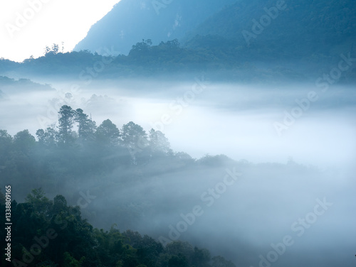 Mountains and Mist of Doi Luang Chiang Dao