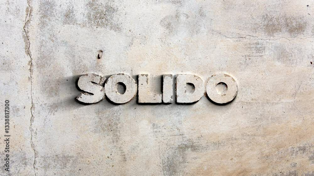 solido texto en formato horizontal 